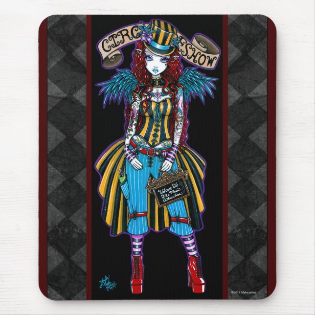 "Layla" Steampunk Mousepad (Vorne)