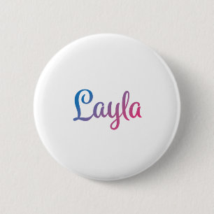 Layla stilvoller Cursive Button