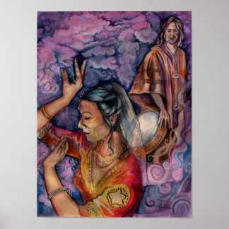 Layla und Madman von Portia St. Luke Poster