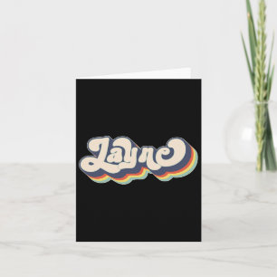 Layne Name Personalisierter Nachname Vorname Layne Karte