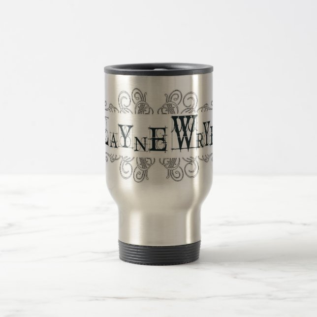 Layne Wrye Logo Reise-Tasse Reisebecher (Mittel)