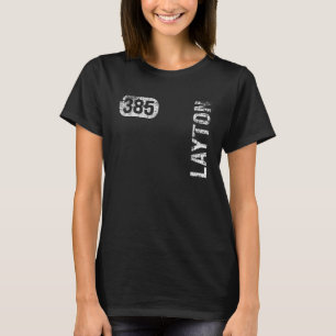 Layton Utah 385 Vorwahl Vintage Retro T-Shirt