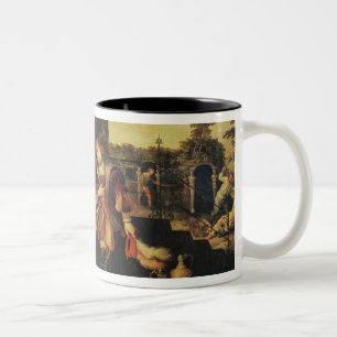 Lazarus am Tisch des reichen Mannes, 1618 (Öl auf Zweifarbige Tasse