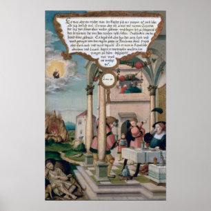 Lazarus und der Tisch des Reichen Poster