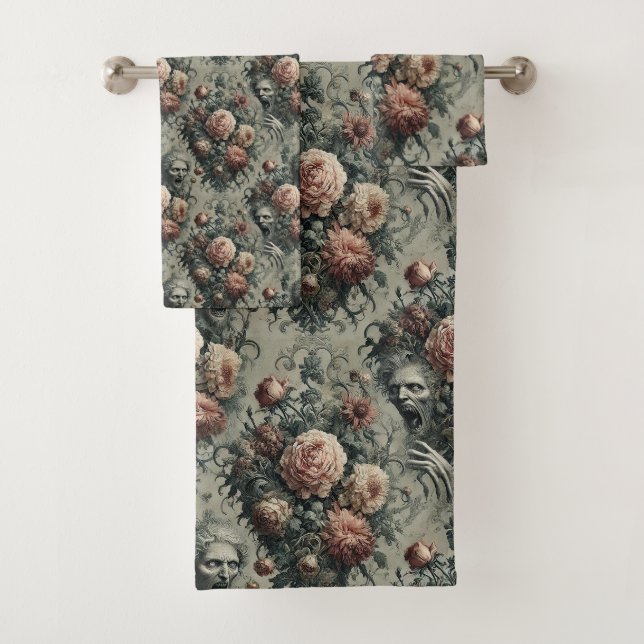 🩸 Lazarus Weeps - gotisch Viktorianisch Badhandtuch Set (Insitu)