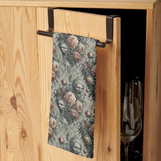 🩸 Lazarus Weeps - gotisch Viktorianisch Geschirrtuch (Drittel gefaltet)