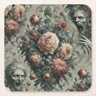 🩸 Lazarus Weint – Gotischer Viktorianismus Rechteckiger Pappuntersetzer