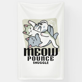 Laze Furdays - Niedliche Lazy Cats Design Banner