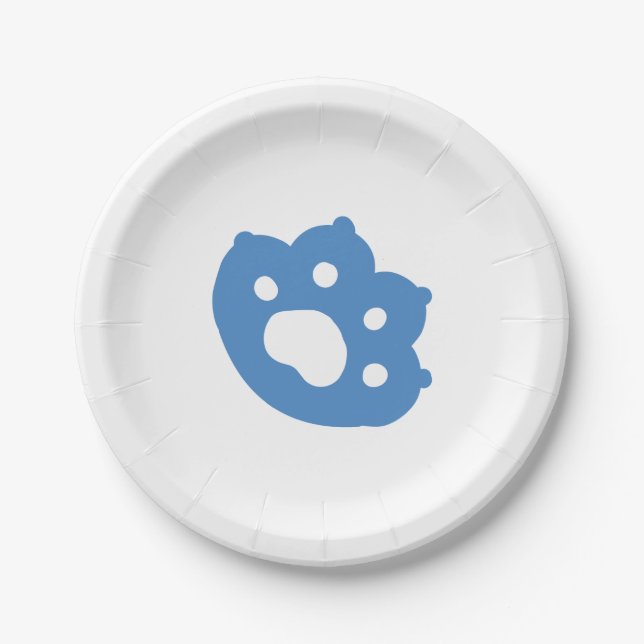 Laze Furdays - Niedliche Lazy Cats Design Pappteller (Vorderseite)