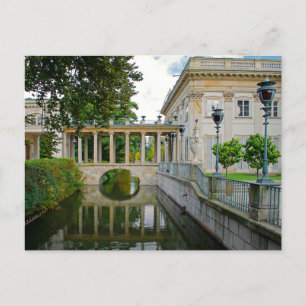 Lazienki Palast Architektur Warschau Postkarte