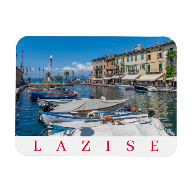 Lazise on Lake Garda Kühlschrankmagnet Magnet (Horizontal)