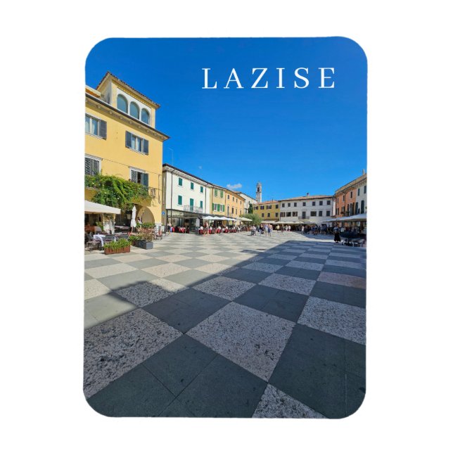 Lazise Square Kühlschrankmagnet Magnet (Vertikal)