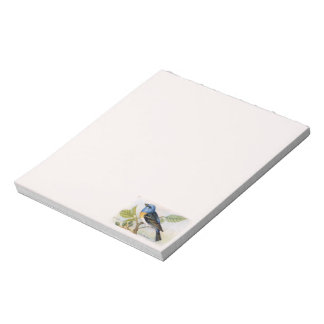 Lazuli Bunting Bird Notepad Notizblock
