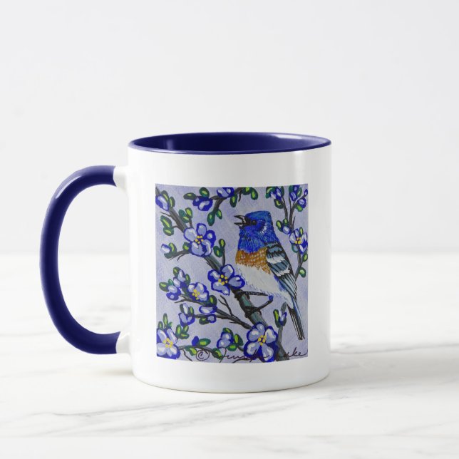 Lazuli Bunting Tasse (Links)