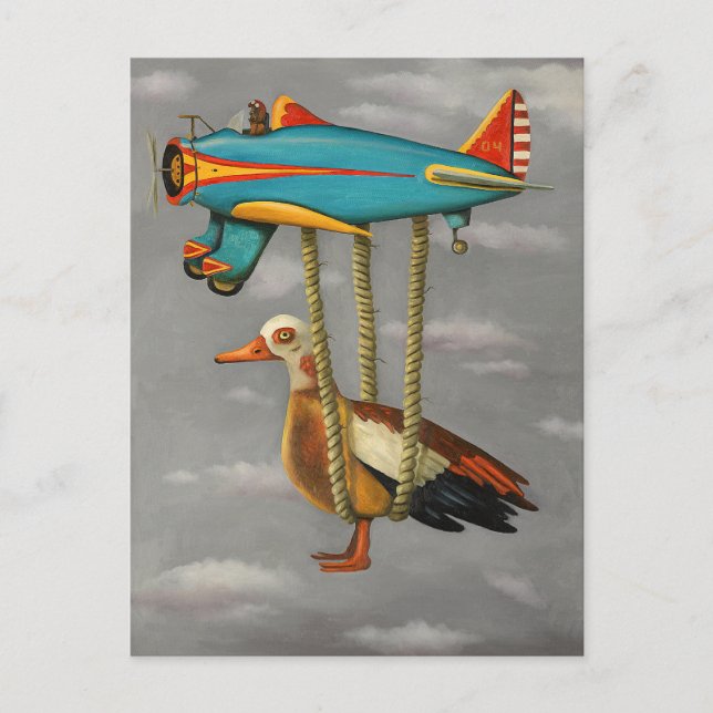 Lazy Bird 2 Postkarte (Vorderseite)