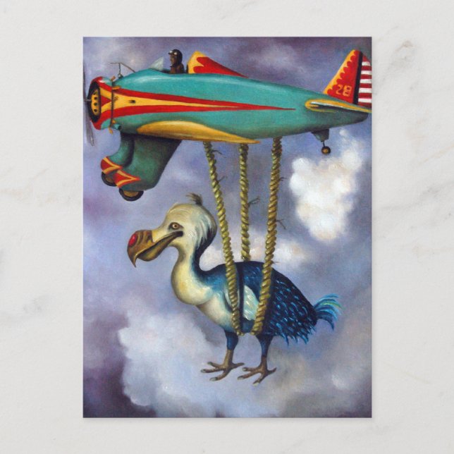 Lazy Bird Postkarte (Vorderseite)