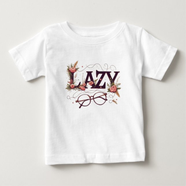 Lazy Bloom Baby T-shirt (Vorderseite)