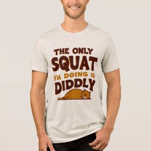Lazy Cat Fitness - Didseliger Squat Champion Tri-Blend Shirt