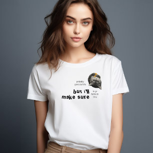 Lazy Cat Funny T - Shirt