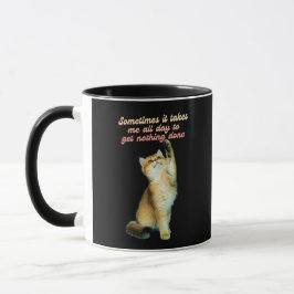 Lazy Cat Lover Funny Niedlich Cat Tasse
