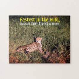Lazy cheetah Foto Puzzle