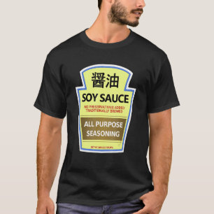 Lazy Costume T-Shirts Soy Sauce Flasche