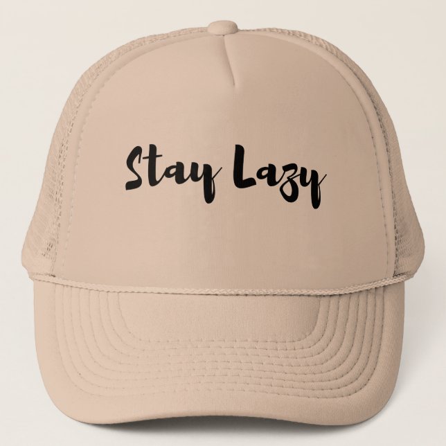 Lazy Day Bliss Truckerkappe (Vorderseite)