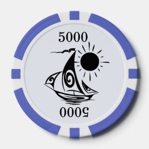 Lazy Day Sailing Pokerchips