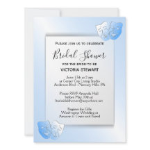 Lazy Day Segeltheater Bridal Dusche Einladung