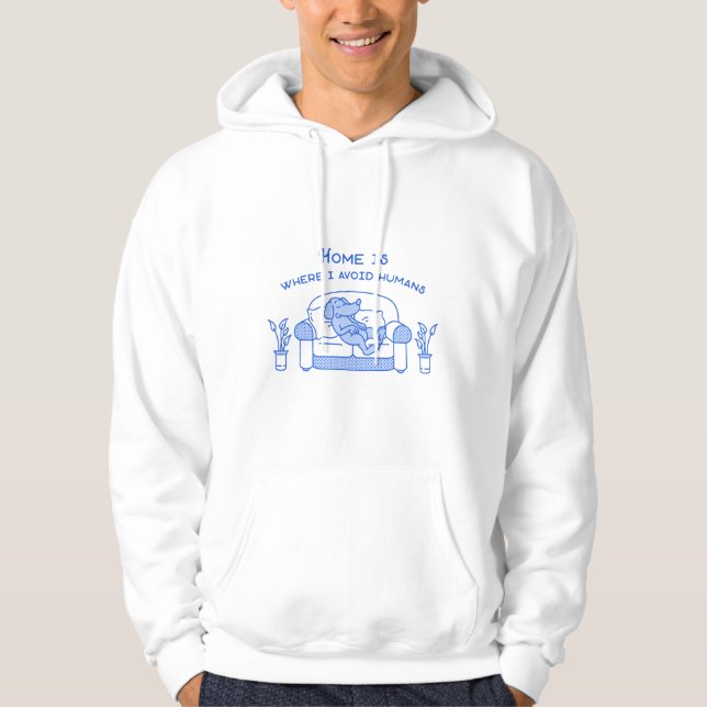 Lazy Dog Hoodie (Vorderseite)