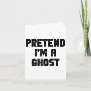 Lazy Easy, so zu tun, als wäre ich ein Geist Party Karte