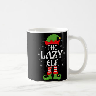 Lazy Elf Xmas Familie Matching Elf Squad Weihnacht Kaffeetasse