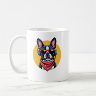 Lazy Frenchie Nope Niedlich Bulldog T-Shirt Kaffeetasse
