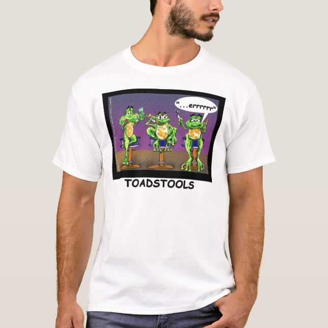 Lazy Frogs alias Toadstools Funny Gifts & T-Shirts (Vorderseite)