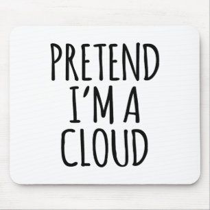 Lazy Funny Halloween Kostüm - Cloud Gift Sky Hoch Mousepad