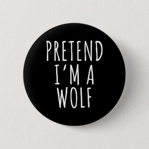 Lazy Halloween Kostüm Shirt, so tun, als wäre ich Button