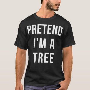 Lazy Halloween-Kostüm so tun, als wäre ich ein Bau T-Shirt