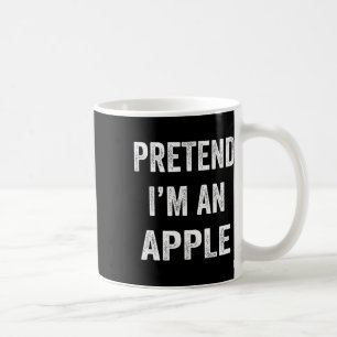 Lazy Halloween, so als wäre ich Apple Funny Hallow Kaffeetasse