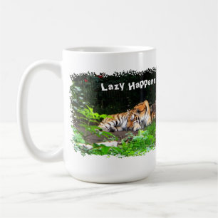 Lazy Happens Siberian Tiger Tasse