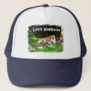 Lazy Happens Siberian Tiger Truckerkappe