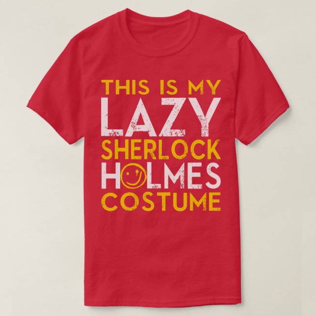Lazy Holmes Costume T-Shirt (Design vorne)