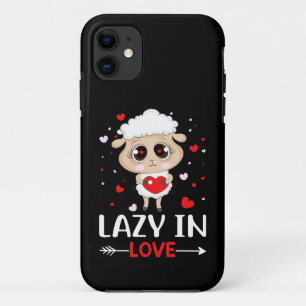Lazy in Liebe Sheep für Valentinstag Singles Case-Mate iPhone Hülle