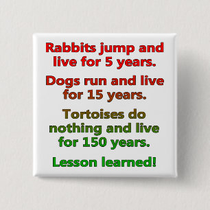 Lazy Lesson Gelernt Funny Button Abzeichen Button