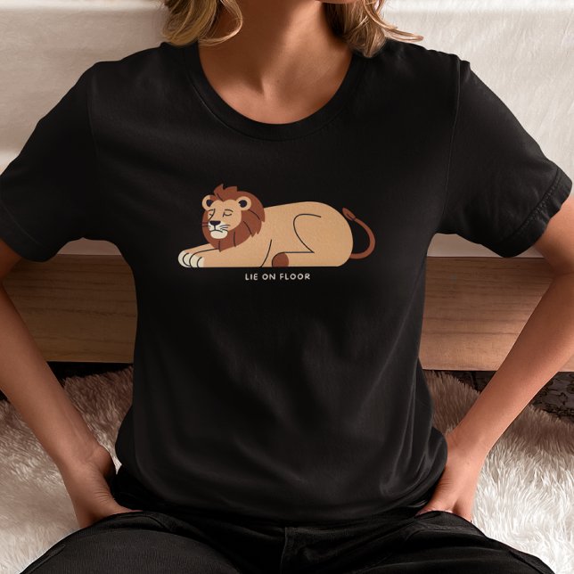 Lazy Lion Lie T-Shirt (Von Creator hochgeladen)