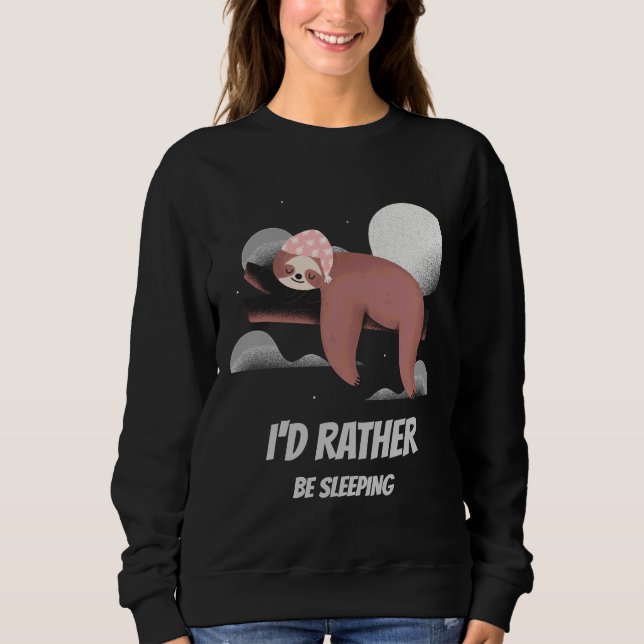 Lazy Little Sloth Sweatshirt (Vorderseite)