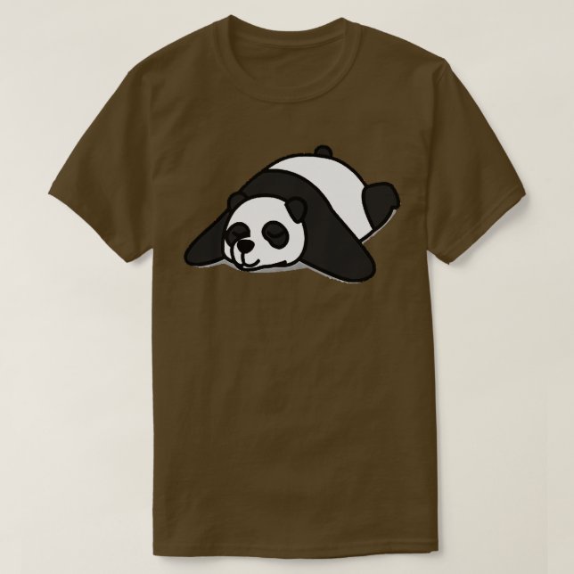 Lazy Panda T-Shirt (Design vorne)
