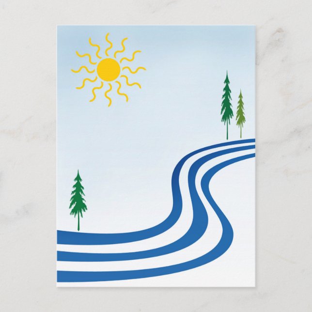 Lazy River Postkarte (Vorderseite)