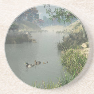 Lazy River Sandstein Untersetzer