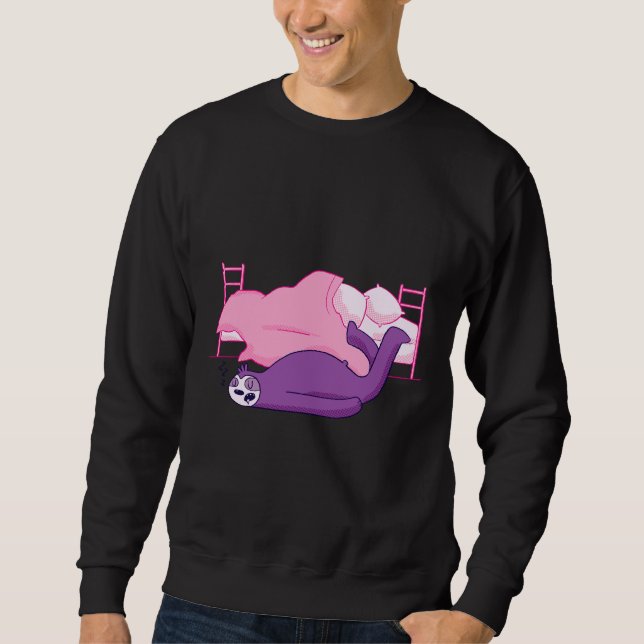 Lazy Sloth 58 Sweatshirt (Vorderseite)