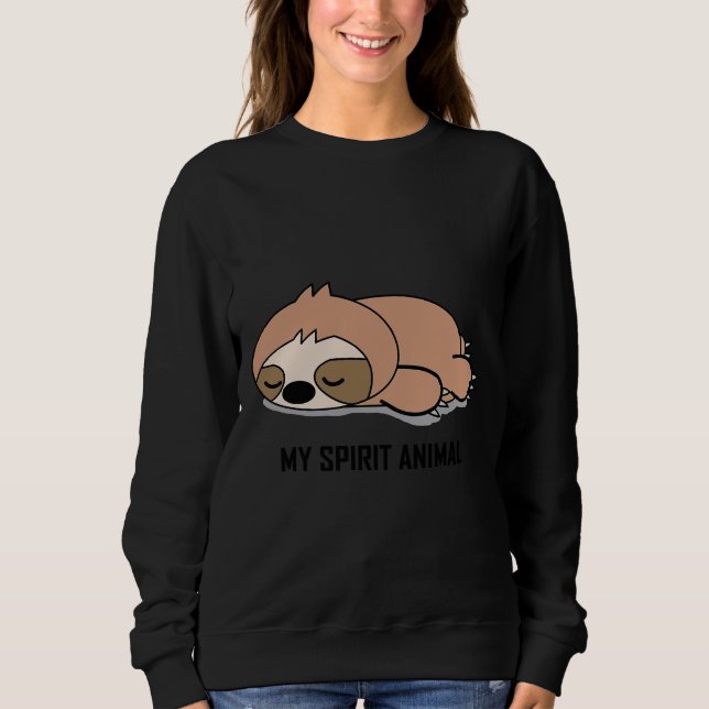 Lazy Sloth 68 Sweatshirt (Vorderseite)